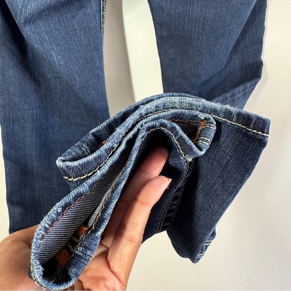 Y2K Rock Revival Adele Skinny Jeans Blue Size 29 Distressed Stretch Denim - Picture 11 of 16